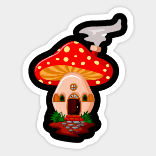 home mushrooms Sticker